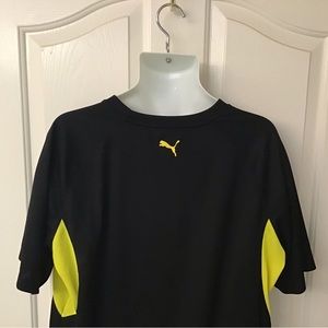 Puma Vibrant Yellow and Black 2X T Shirt